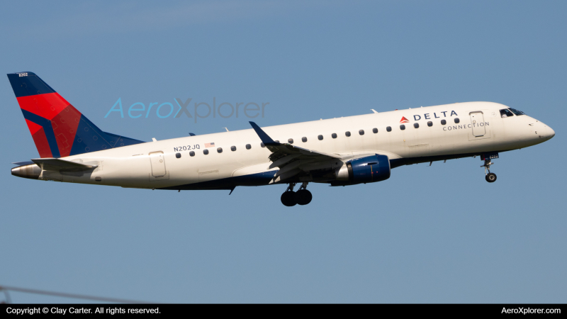 Photo of N202JQ - Delta Connection Embraer E170 at DCA on AeroXplorer Aviation Database