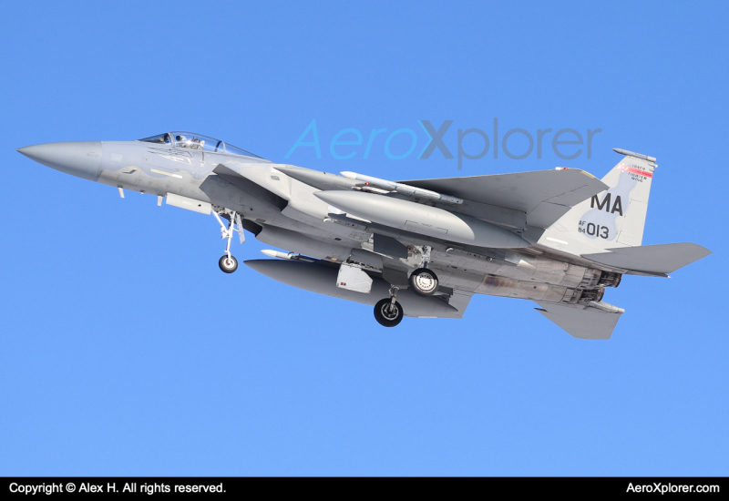 Photo of 84-0013 - USAF - United States Air Force McDonnell Douglas F-15 Eagle at PSM on AeroXplorer Aviation Database