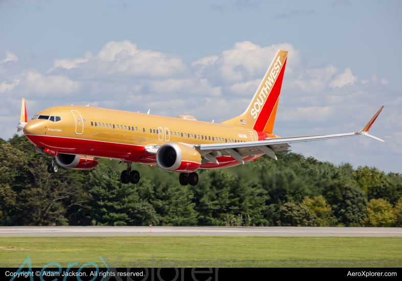 Photo of N871HK - Southwest Airlines Boeing 737 MAX 8 at BWI on AeroXplorer Aviation Database