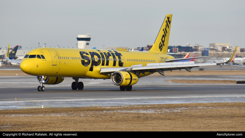 Photo of N665NK - Spirit Airlines Airbus A321-200 at ORD on AeroXplorer Aviation Database