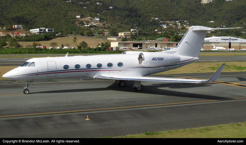 Photo of N625BA - PRIVATE Gulfstream IV at STT on AeroXplorer Aviation Database