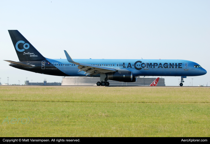 Photo of F-HTAG - La Compagnie Boeing 757-200 at CDG on AeroXplorer Aviation Database