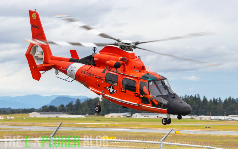 Photo of 6545 - United States Coast Guard Eurocopter MH-65 Dolphin at YYJ on AeroXplorer Aviation Database