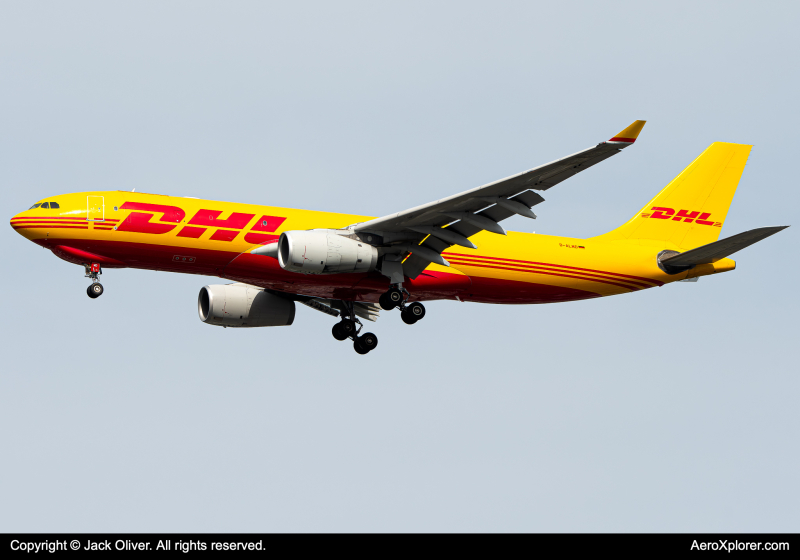 Photo of D-ALMD - DHL Airbus A330-300F at JFK on AeroXplorer Aviation Database