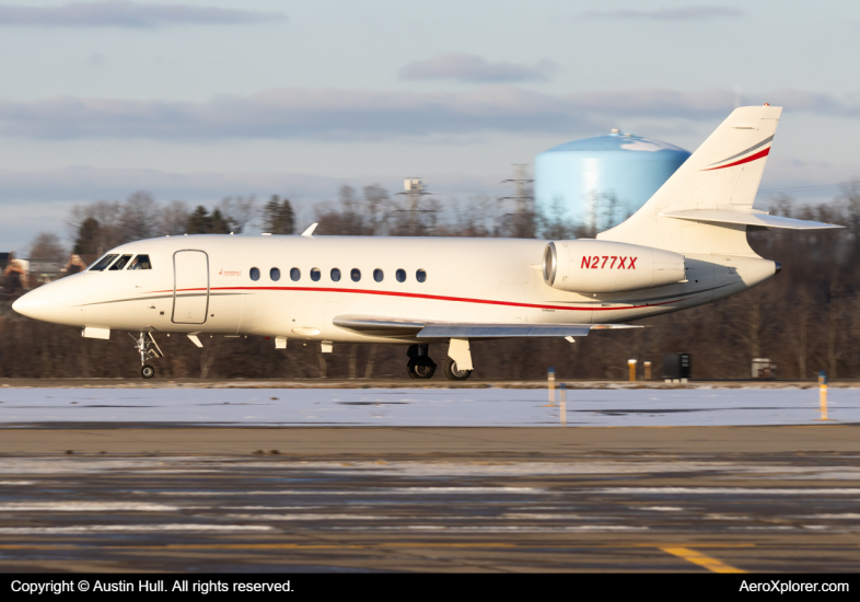 Photo of N277XX - PRIVATE Dassault Falcon 2000 at AGC on AeroXplorer Aviation Database