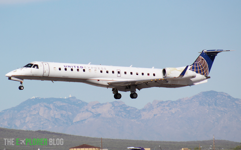 Photo of N14117 - United Express Embraer ERJ145 at TUS on AeroXplorer Aviation Database