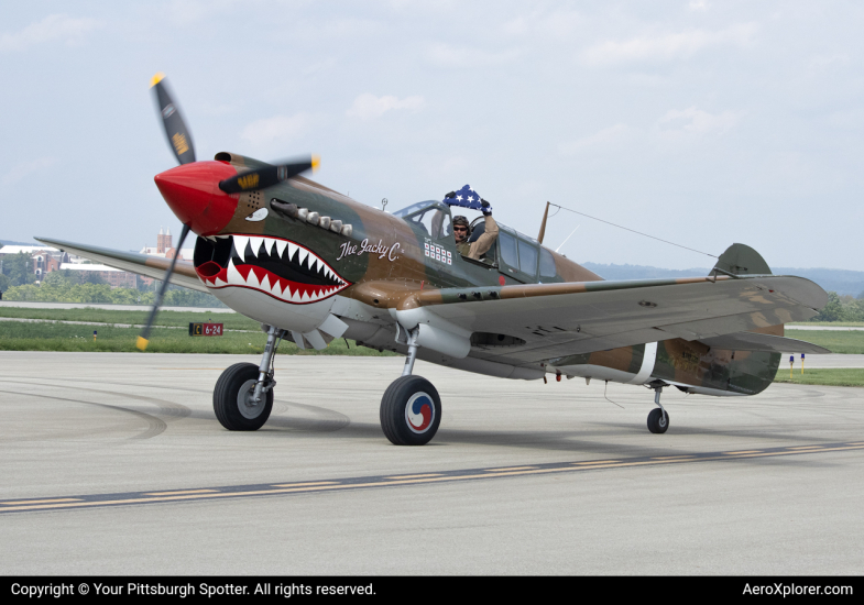 Photo of NX1232N - PRIVATE Curtiss P-40 Warhawk  at LBE on AeroXplorer Aviation Database