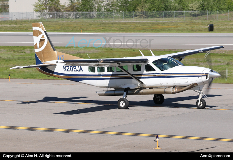 Photo of N208JA - PRIVATE Cessna 208 Grand Caravan at MHT on AeroXplorer Aviation Database