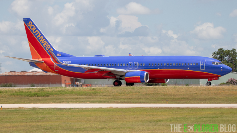 Photo of N8649A - Southwest Airlines Boeing 737-800 at SAT on AeroXplorer Aviation Database