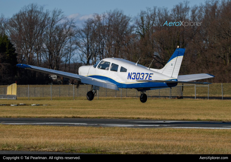 Photo of N3037E - PRIVATE Piper PA-28 at ANP on AeroXplorer Aviation Database