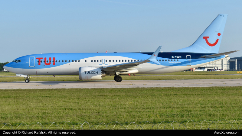 Photo of G-TUMT - TUI Fly Boeing 737 MAX 8 at MAN on AeroXplorer Aviation Database