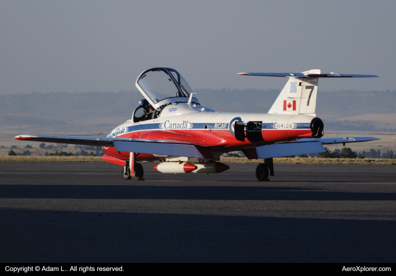 Photo of 114109 - Royal Canadian Air Force Canadian CT144 at BIL on AeroXplorer Aviation Database