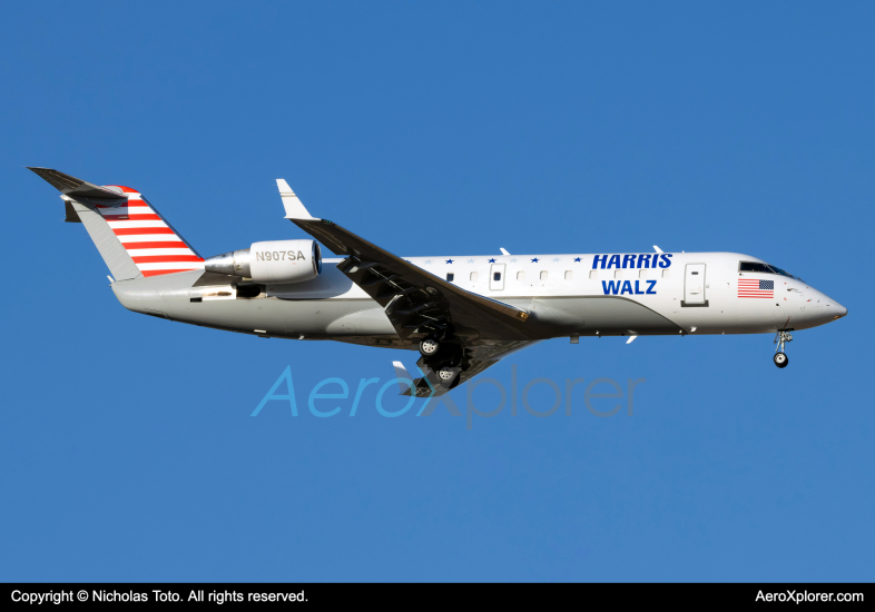 Photo of N907SA - Tri-state charter Mitsubishi CRJ-200ER at TUS on AeroXplorer Aviation Database