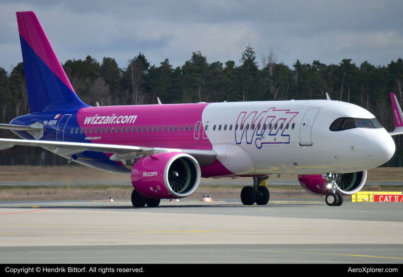 Photo of 9H-WBW - Wizz Air Airbus A320NEO at NUE on AeroXplorer Aviation Database