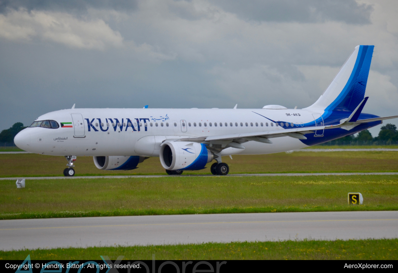 Photo of 9K-AKQ - Kuwait Airways Airbus A320NEO at MUC on AeroXplorer Aviation Database