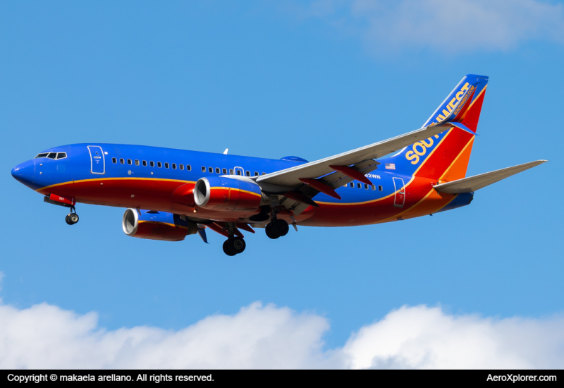 Photo of N282WN - Southwest Airlines Boeing 737-700 at BOI on AeroXplorer Aviation Database