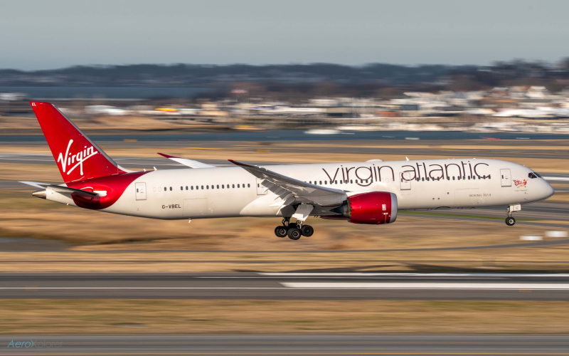 Photo of G-VBEL - Virgin Atlantic Boeing 787-9 at BOS on AeroXplorer Aviation Database