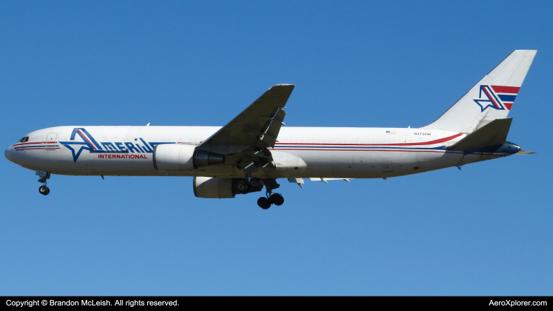 Photo of N373CM - Amerijet Boeing 767-300F at MCO on AeroXplorer Aviation Database