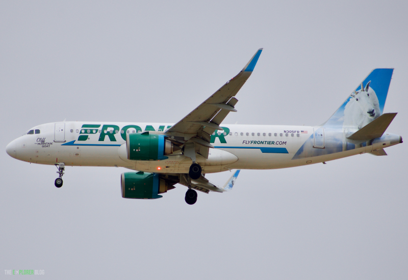 Photo of N305FR - Frontier Airlines Airbus A320NEO at DEN on AeroXplorer Aviation Database