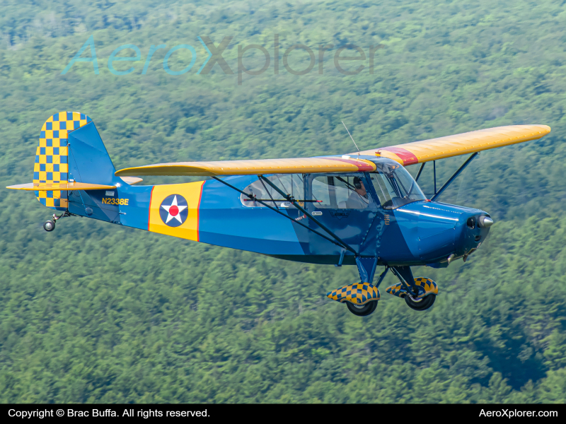 Photo of N2338E - PRIVATE Aeronca 7AC at N/A on AeroXplorer Aviation Database
