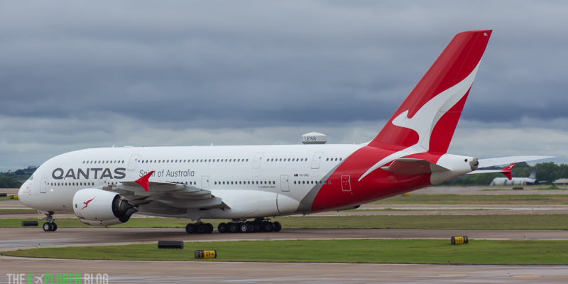 Photo of VH-OQL - Qantas Airways Airbus A380-800 at DFW on AeroXplorer Aviation Database