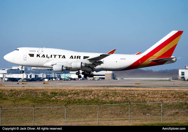 Photo of N707CK - Kalitta Air Boeing 747-400BCF at CVG on AeroXplorer Aviation Database