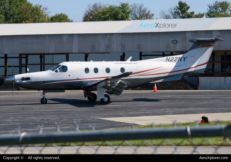 Photo of N22NY - PRIVATE Pilatus PC-12 at GAI on AeroXplorer Aviation Database