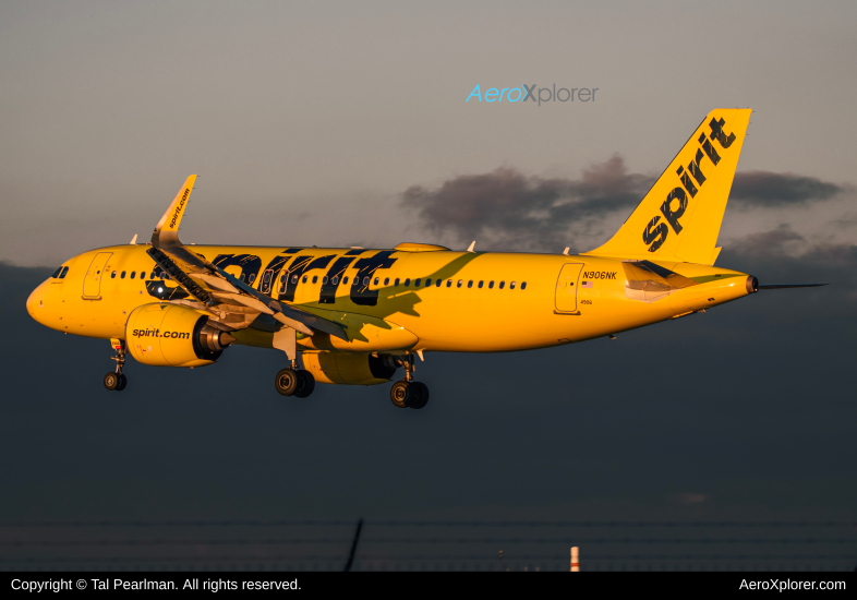 Photo of N906NK - Spirit Airlines Airbus A320neo at BWI on AeroXplorer Aviation Database