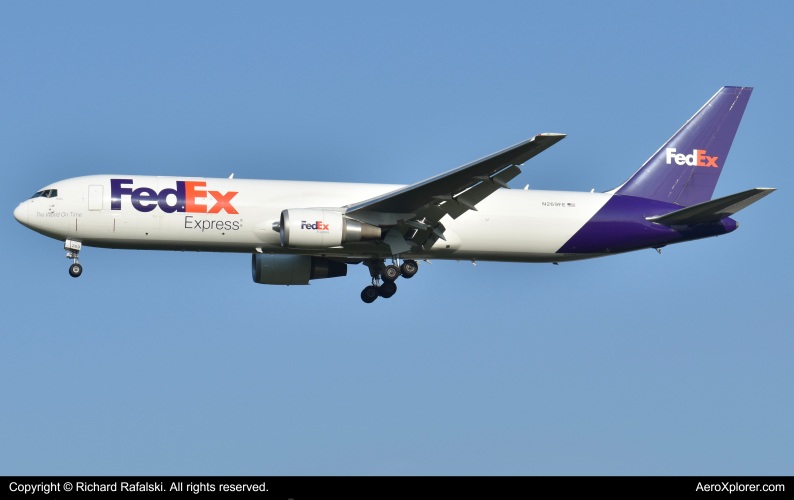 Photo of N269FE - FedEx Boeing 767-300F at MCO on AeroXplorer Aviation Database