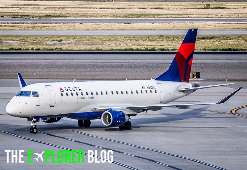 Photo of N287SY - Delta Airlines Embraer E175 at SLC on AeroXplorer Aviation Database