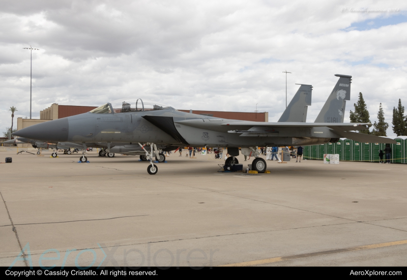 Photo of 86-0181 - USAF - United States Air Force McDonnell Douglas F-15 Eagle at LUF on AeroXplorer Aviation Database