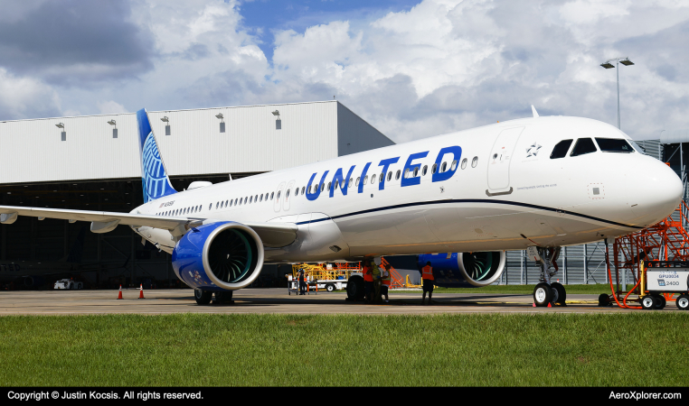 Photo of N24516 - United Airlines Airbus A321NEO at TPA on AeroXplorer Aviation Database