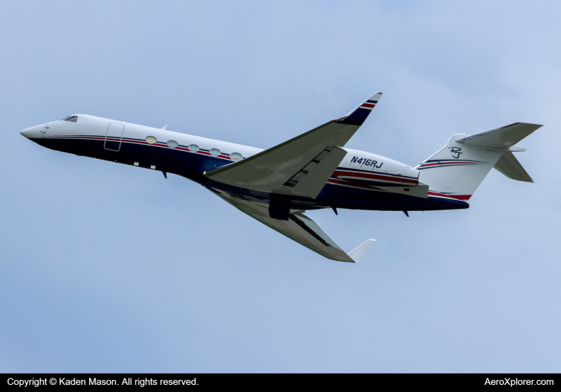 Photo of N416RKJ - PRIVATE Gulfstream G500 at MKC on AeroXplorer Aviation Database