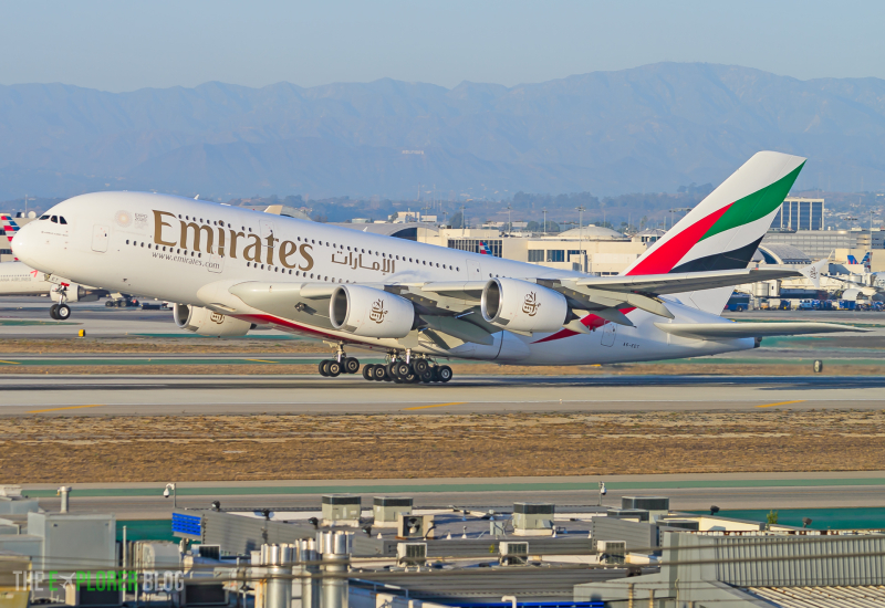 Photo of A6-EET - Emirates Airbus A380-800 at LAX on AeroXplorer Aviation Database