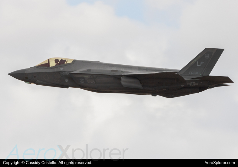 Photo of 12-5058 - USAF - United States Air Force Lockheed Martin F-35 Lightning at LUF on AeroXplorer Aviation Database