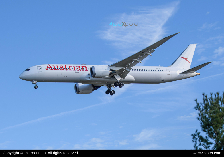 Photo of OE-LPL - Austrian Airlines Boeing 787-9 at IAD on AeroXplorer Aviation Database