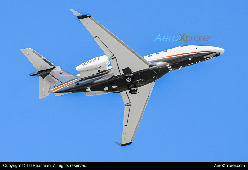 Photo of N390FX - FlexJet Embraer Phenom 300 at IAD on AeroXplorer Aviation Database
