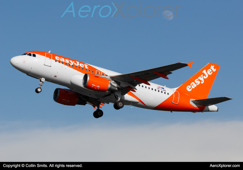 Photo of OE-LQN - EasyJet Airbus A319 at AMS on AeroXplorer Aviation Database