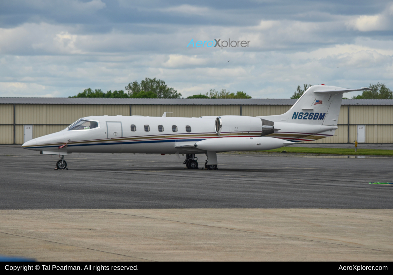 Photo of N626BM - PRIVATE Learjet 35 at IAD on AeroXplorer Aviation Database