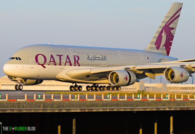 Photo of A7-APC - Qatar Airways Airbus A380-800 at CDG on AeroXplorer Aviation Database