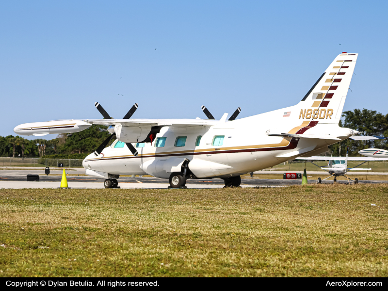 Photo of N89DR - PRIVATE Mitsubishi MU-2B at PMP on AeroXplorer Aviation Database