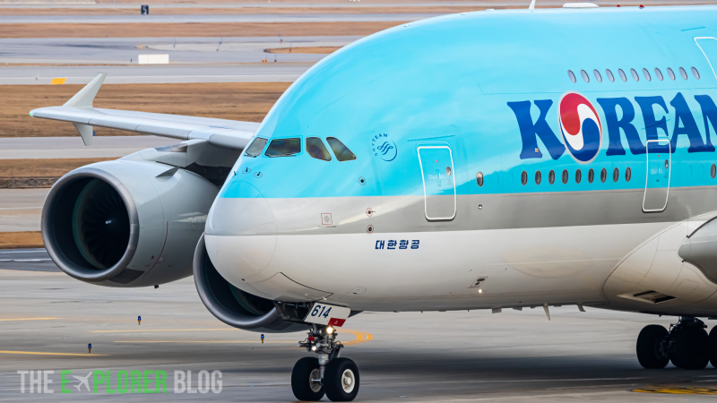 Photo of HL7614 - Korean Air Airbus A380-800 at ICN on AeroXplorer Aviation Database