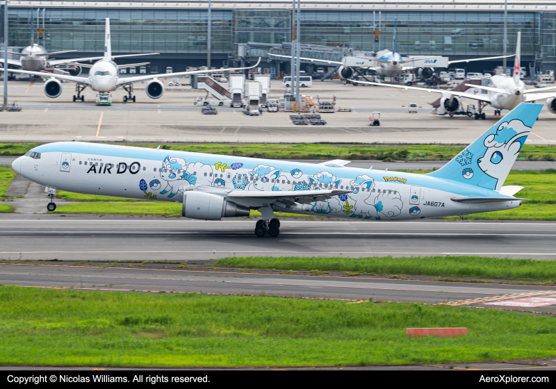 Photo of JA607A - Air Do Boeing 767-300ER at HND on AeroXplorer Aviation Database