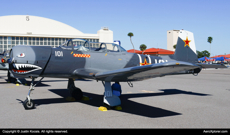 Photo of N101TT - PRIVATE Nanchang CJ-6 at MCF on AeroXplorer Aviation Database