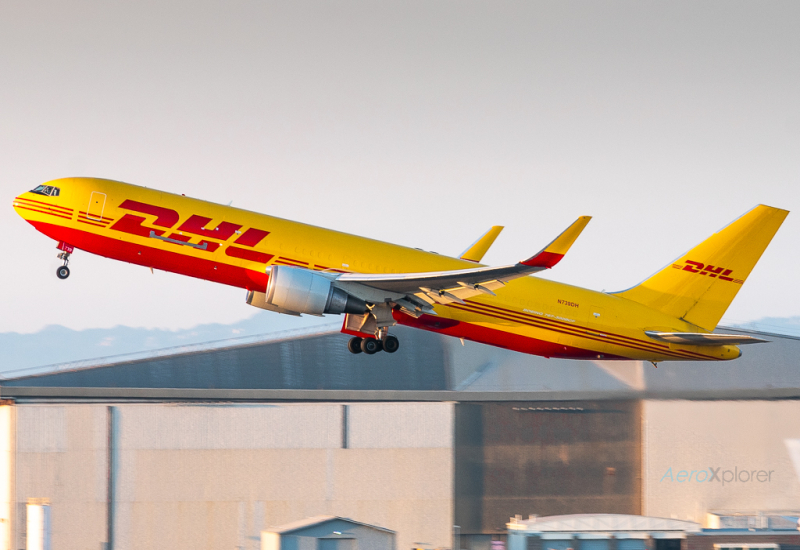 Photo of N739DH - DHL Boeing 767-300F at SFO on AeroXplorer Aviation Database