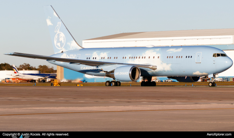 Photo of N767CJ - Air Drake Boeing 767-200 at ktpa on AeroXplorer Aviation Database