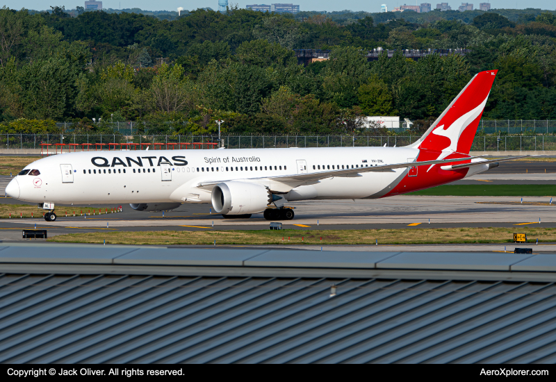 Photo of VH-ZNL - Qantas Airways Boeing 787-9 at JFK on AeroXplorer Aviation Database