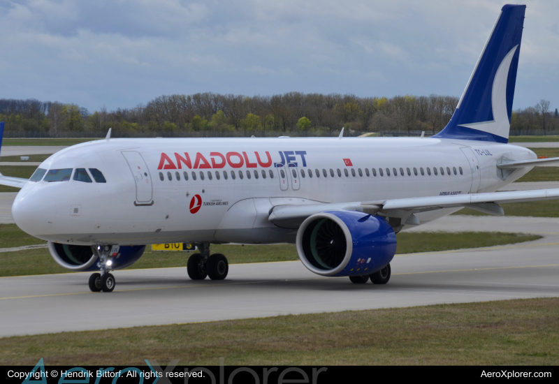 Photo of TC-LUL - Anadolujet Airbus A320NEO at MUC on AeroXplorer Aviation Database