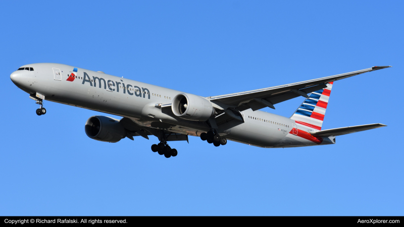 Photo of N736AT - American Airlines Boeing 777-300ER at MIA on AeroXplorer Aviation Database