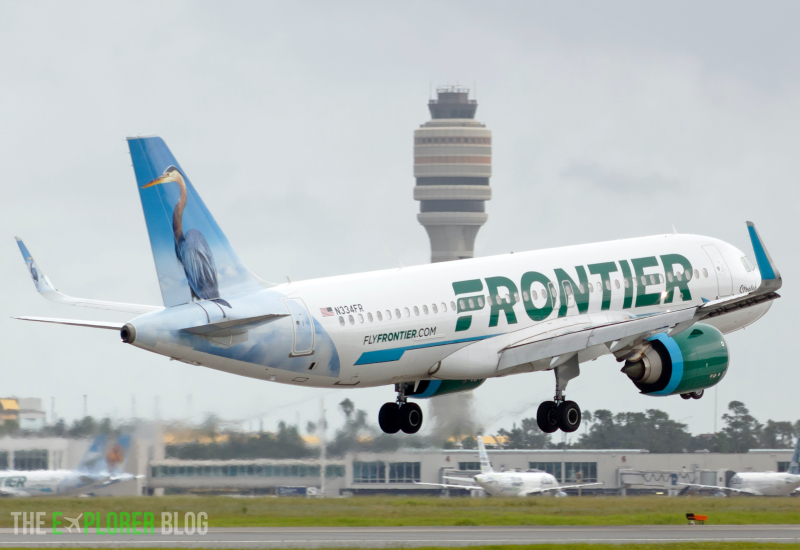 Photo of N334FR - Frontier Airlines Airbus A320neo at MCO on AeroXplorer Aviation Database